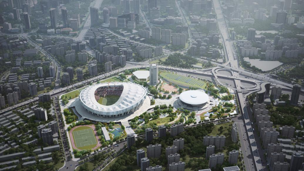 徐家汇体育公园焕新&nbsp; 效果图