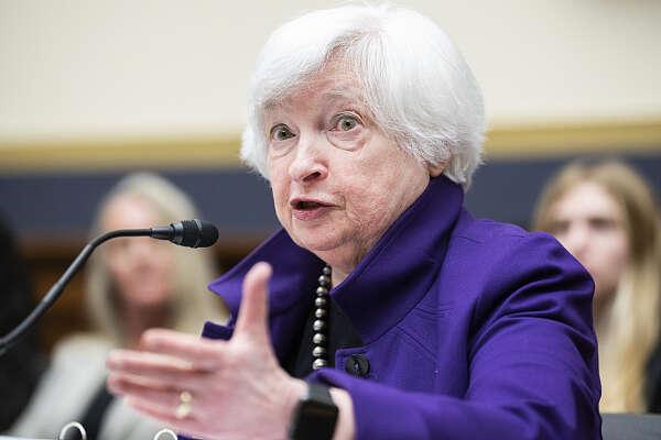 美国财政部长耶伦.视觉中国供图