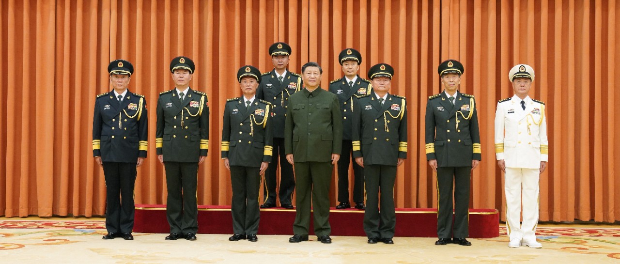 中央军委此次晋升上将仪式中，一个重要细节发生变化！|中央军委|央视_新浪新闻