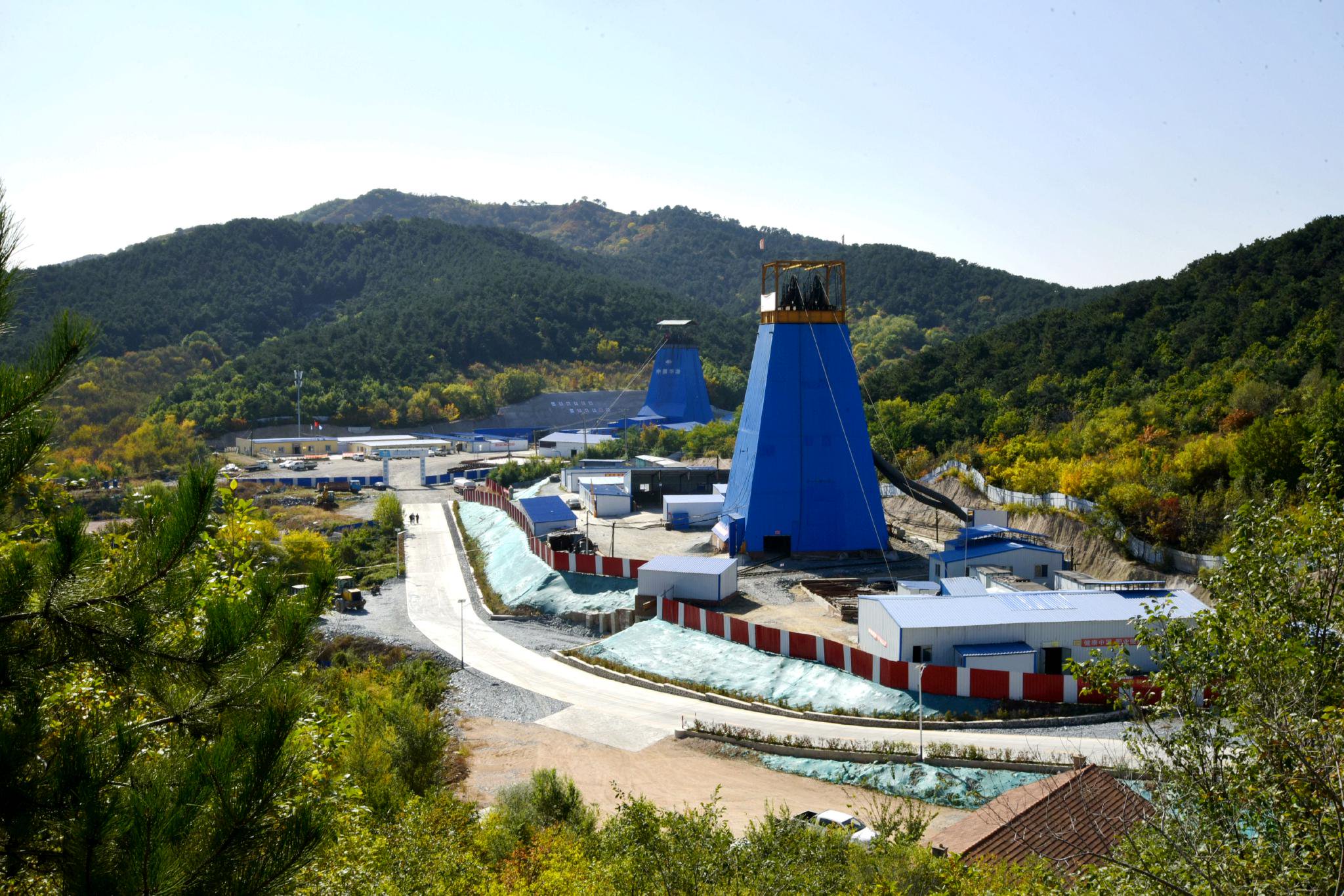中国五矿陈台沟铁矿项目现场.
