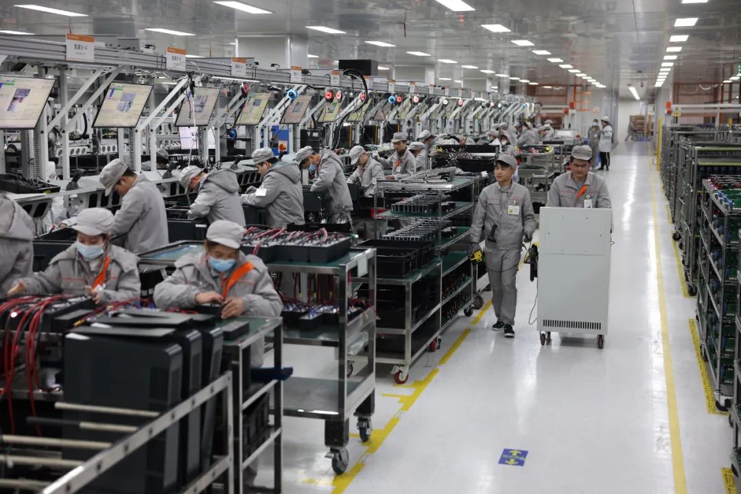 阳光电源股份有限公司产业园组串逆变器生产车间.