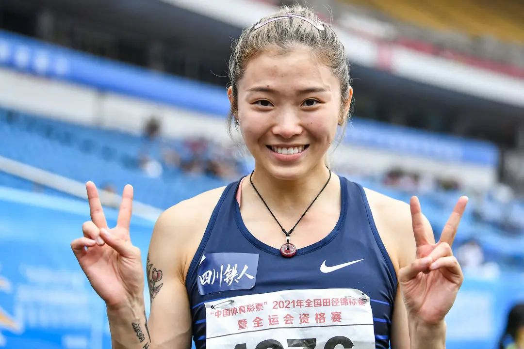 2021年6月25日,重庆,2021年全国田径锦标赛暨全运会资格赛女子100米栏
