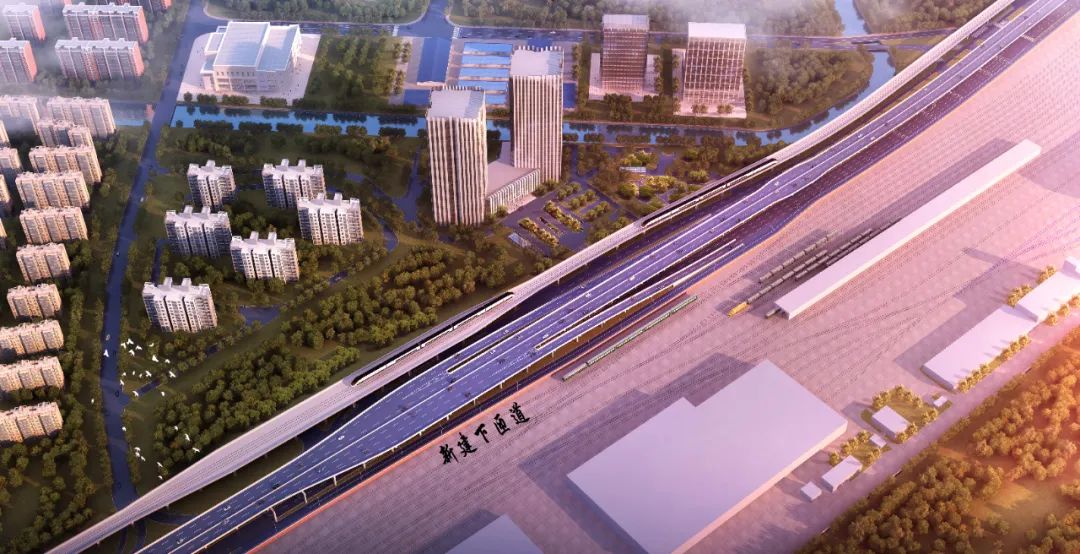 长逸路下匝道效果图