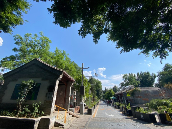 6月20日拍摄的北京烂缦胡同. 新华社记者 罗鑫 摄