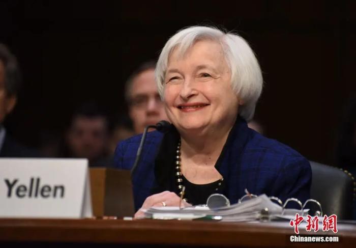 资料图:美国财政部长珍妮特·耶伦.中新社记者 张蔚然 摄