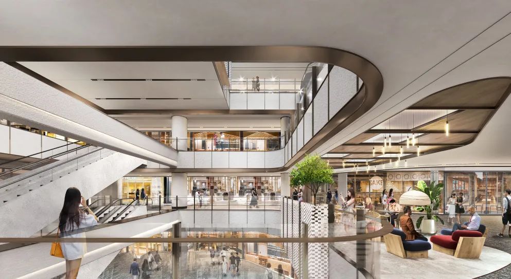 赛特购物中心室内效果图