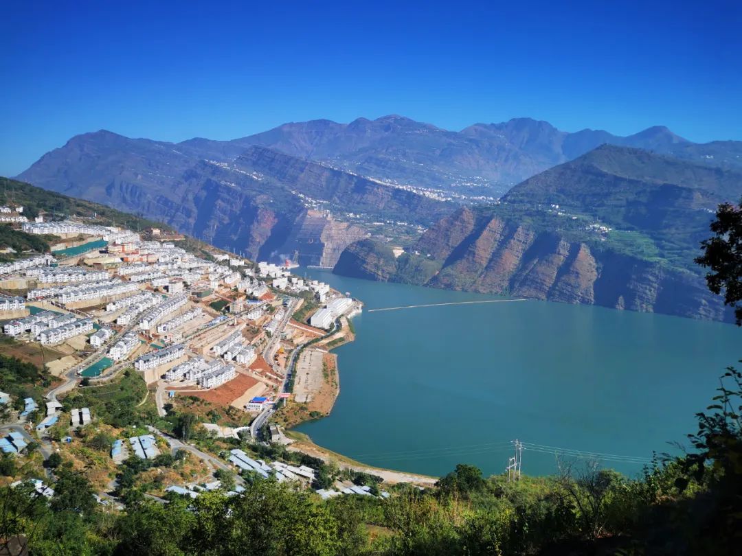 白鹤滩新集镇全貌