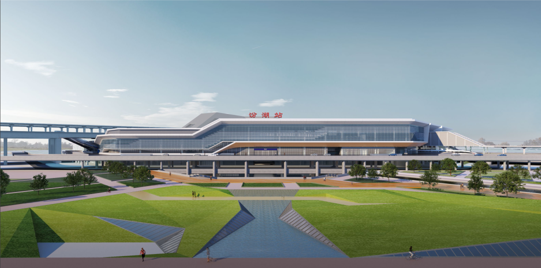 汾湖站设计效果图