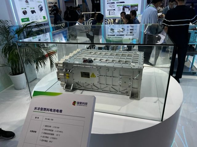 国氢科技水冷型燃料电池电堆产品&nbsp;图片来源:21世纪经济报道记者