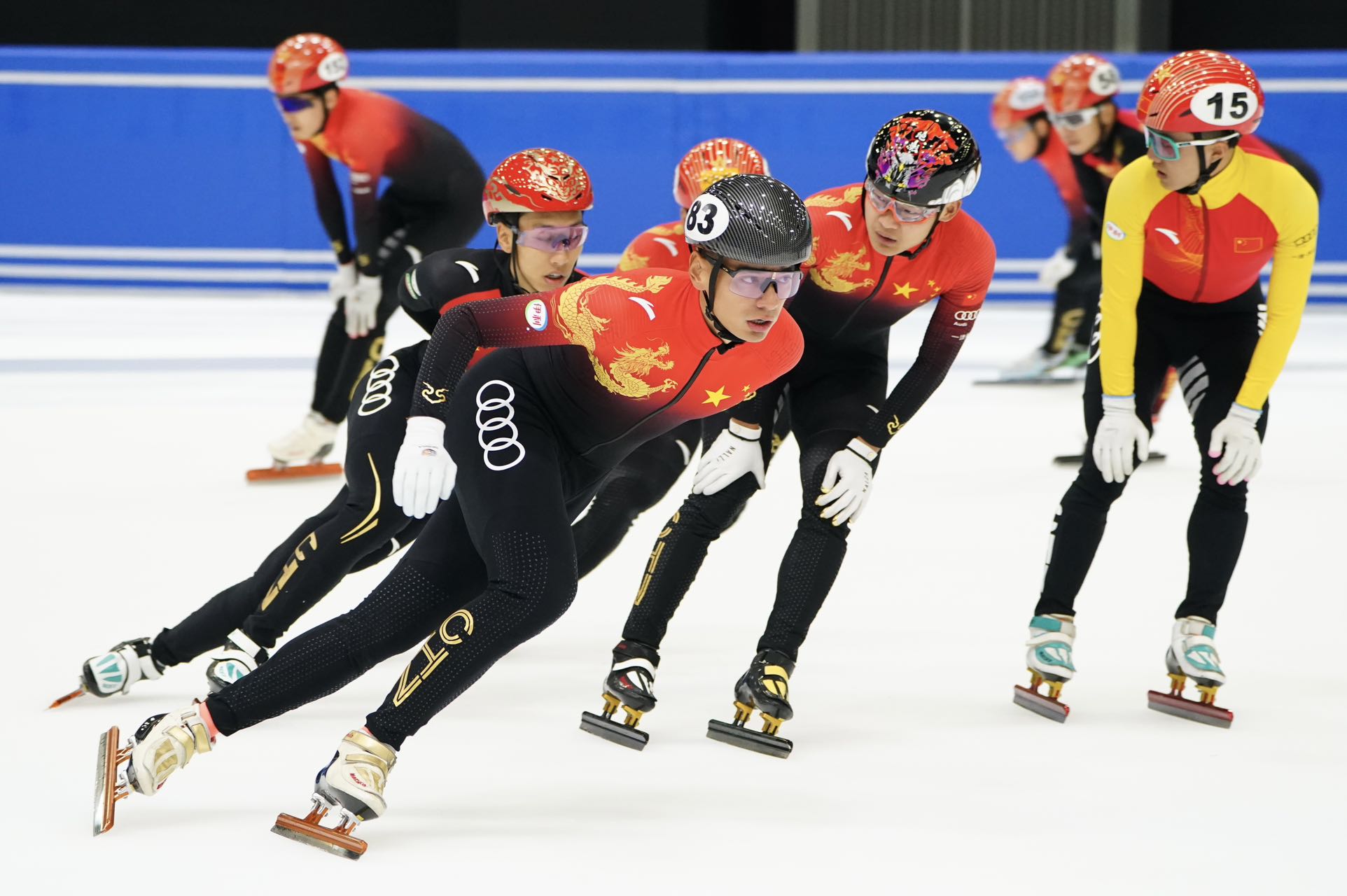 中国短道速滑国家队厉兵秣马备战新赛季|短道速滑_新浪财经_新浪网