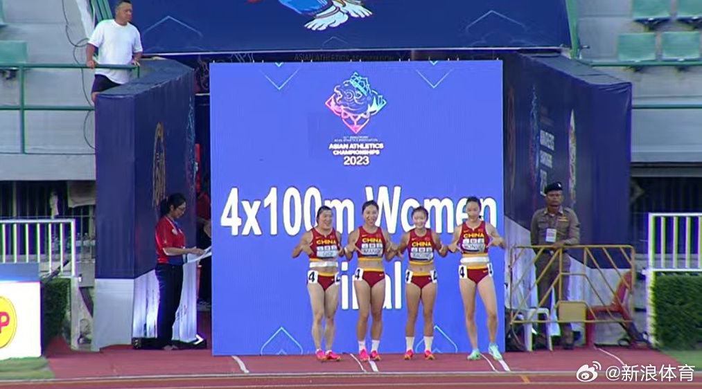 亚洲田径锦标赛女子4x100米接力决赛……|韦永丽|袁琦琦|梁小静|葛曼棋|亚锦赛_新浪新闻