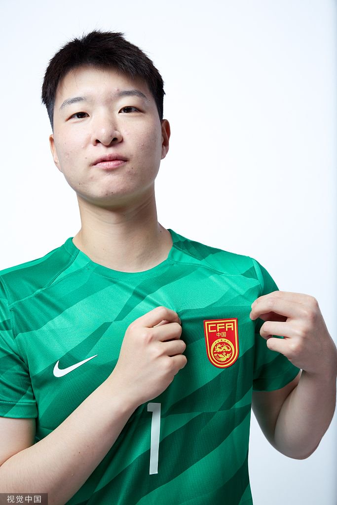 门将朱钰身穿1号.此外,中国女足在世界杯上的球员号码已经公布.