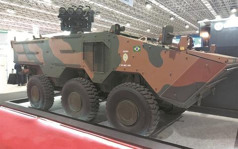 "瓜拉尼"轮式装甲车(防空导弹发射车版本).资料图片