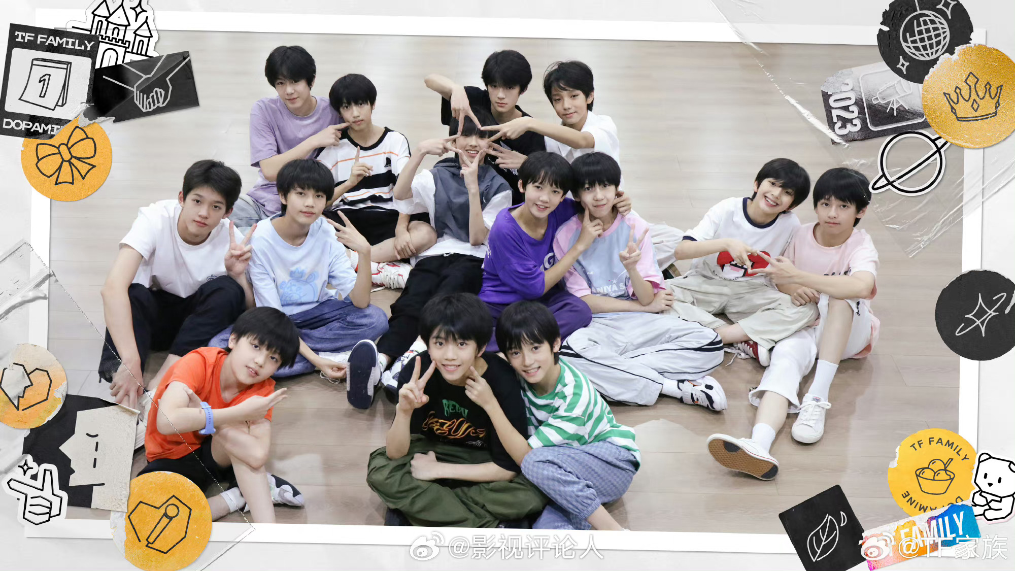 TF家族四代星期五练习生集训合照掉落|星期五练习生TF-FRIDAY|合影|智恩涵|张仲语|张桂源_新浪新闻