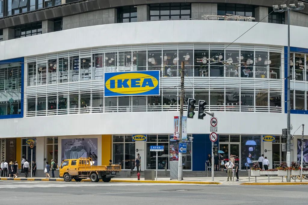 宜家上海静安城市店2020年7月开业.