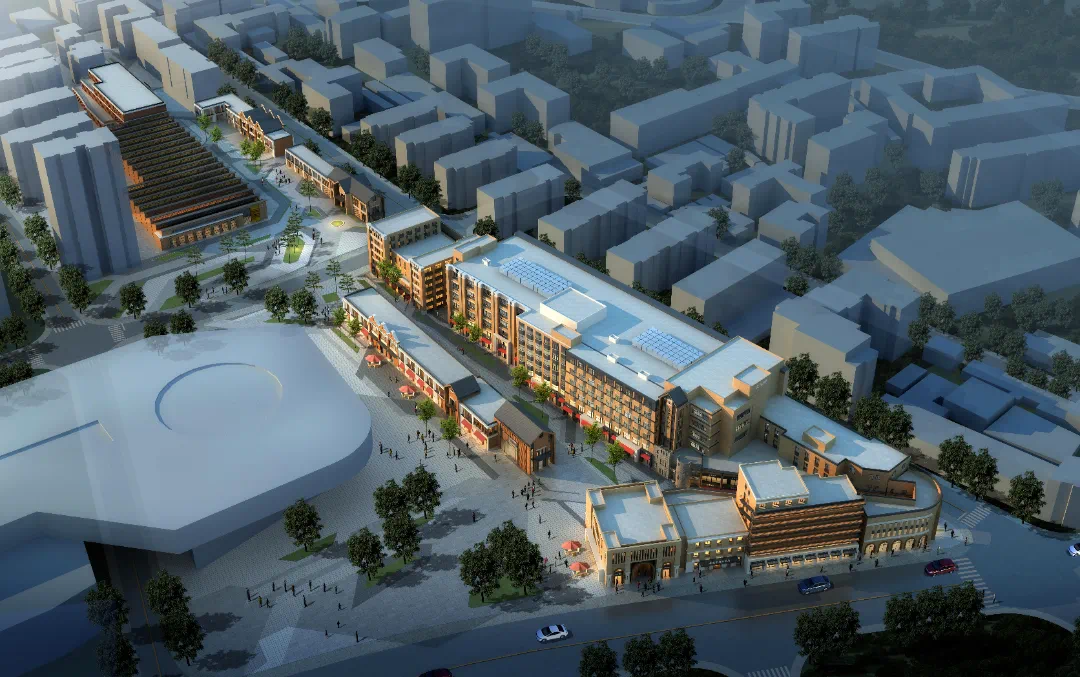 整体鸟瞰效果图.&nbsp; 市北区融媒体中心供图