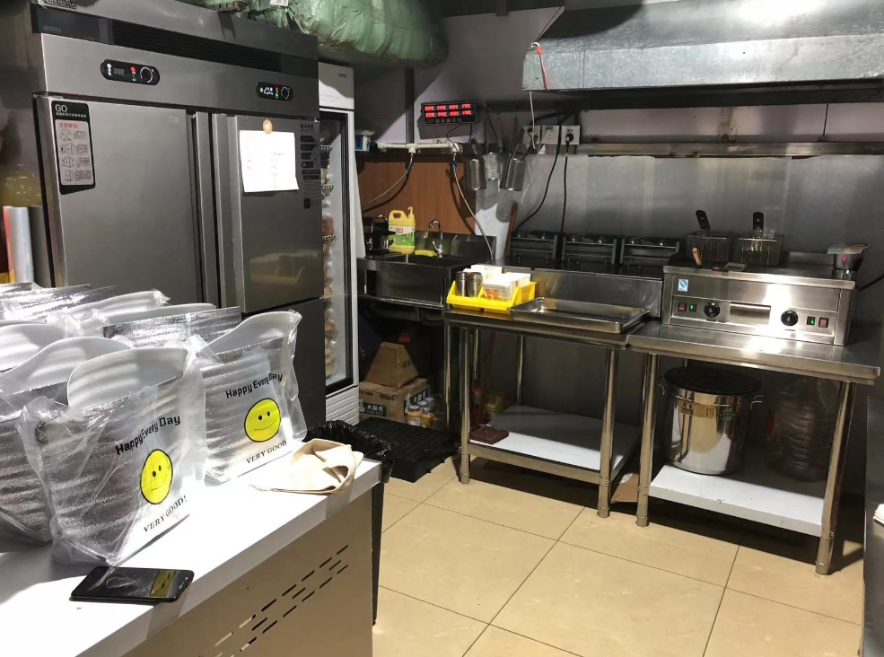 一家汉堡店,平台上的店铺图片干净整洁