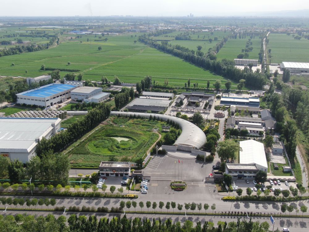 这是老西醋博园(无人机照片,7月10日摄).