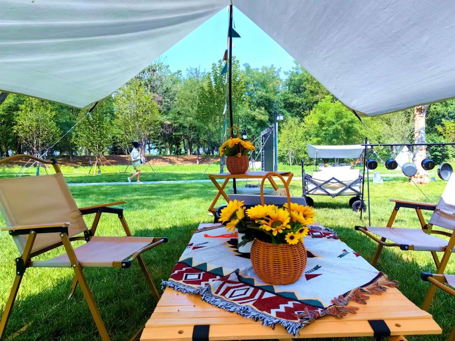 丰台首个精致露营公园开张迎客丰台王佐镇佃起露营公园