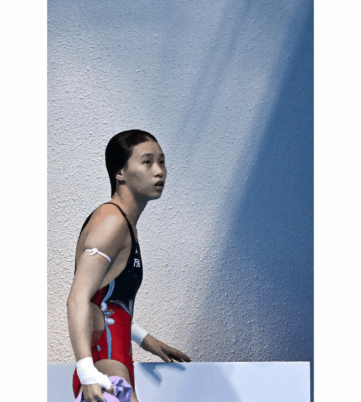 7月19日,中国选手陈芋汐在比赛中.新华社记者许畅摄