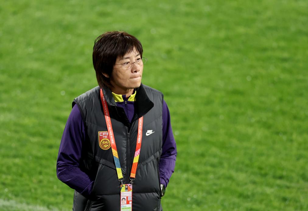 7月22日,中国队主教练水庆霞在比赛后新华社记者 张晨 摄