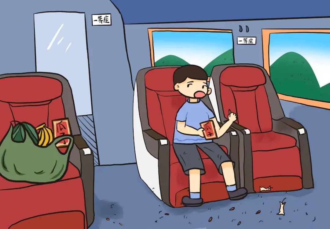 旅客的乘车体验他们的行为不仅扰乱了乘车秩序最怕遇到不文明的旅客
