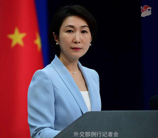 外交部发言人毛宁.图片来自外交部