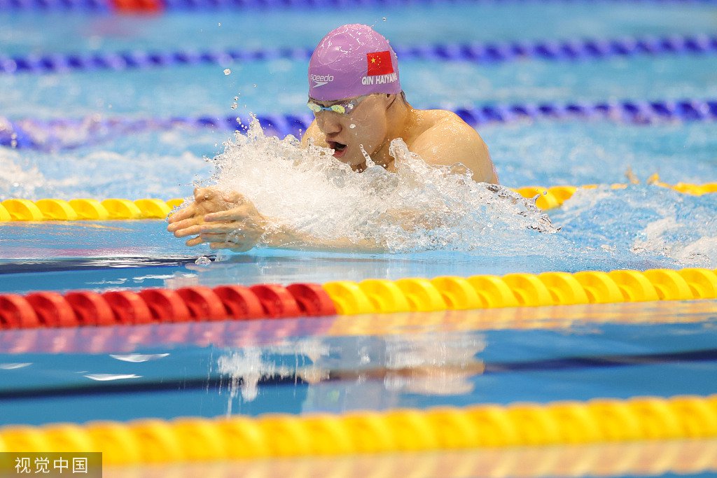 覃海洋世锦赛男子50米蛙泳夺冠|覃海洋_新浪财经_新浪网