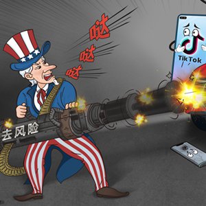 漫画|"去风险"魔怔凸显美国霸权焦虑_新浪财经_新浪网