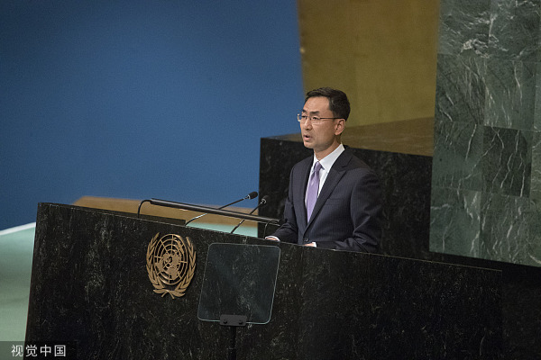 中国常驻联合国副代表耿爽&nbsp;资料图&nbsp;图源:视觉中国