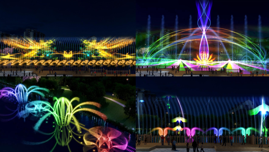 凤舞银川音乐喷泉效果图.