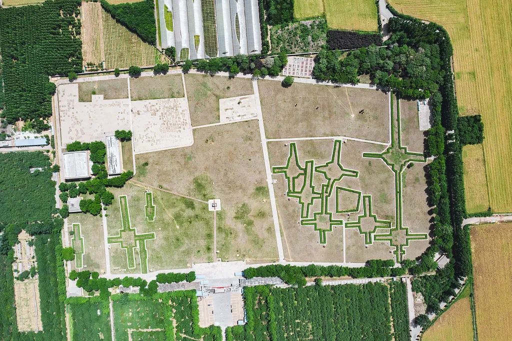 河南安阳殷墟王陵遗址航拍&nbsp;图自视觉中国