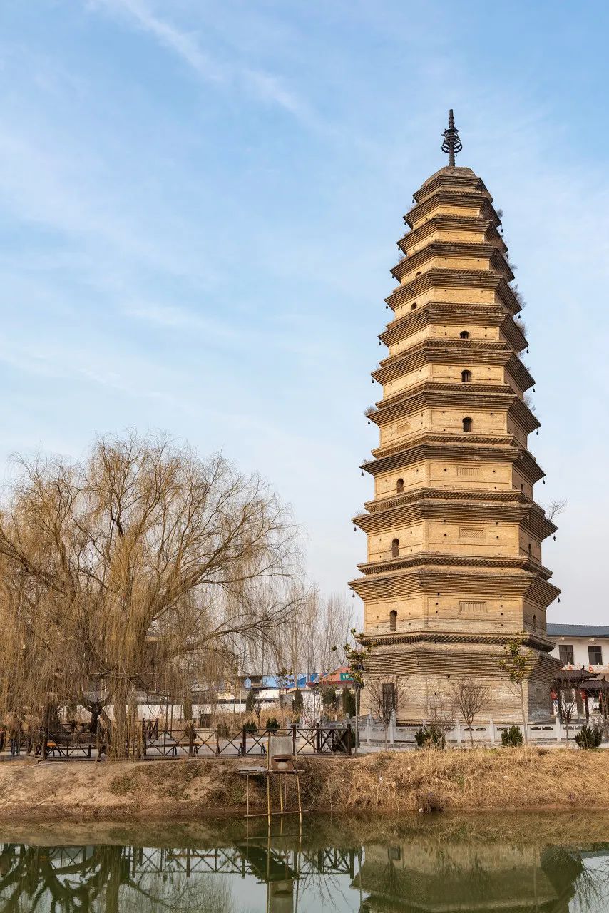 新乡平原新区原武镇宋代玲珑塔.(图/图虫创意)