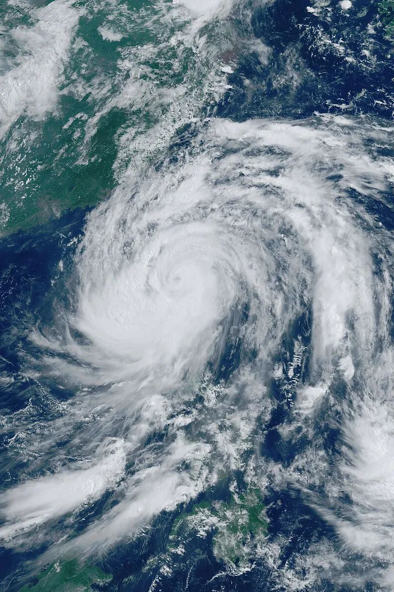 台风"杜苏芮"卫星云图.图/nasa