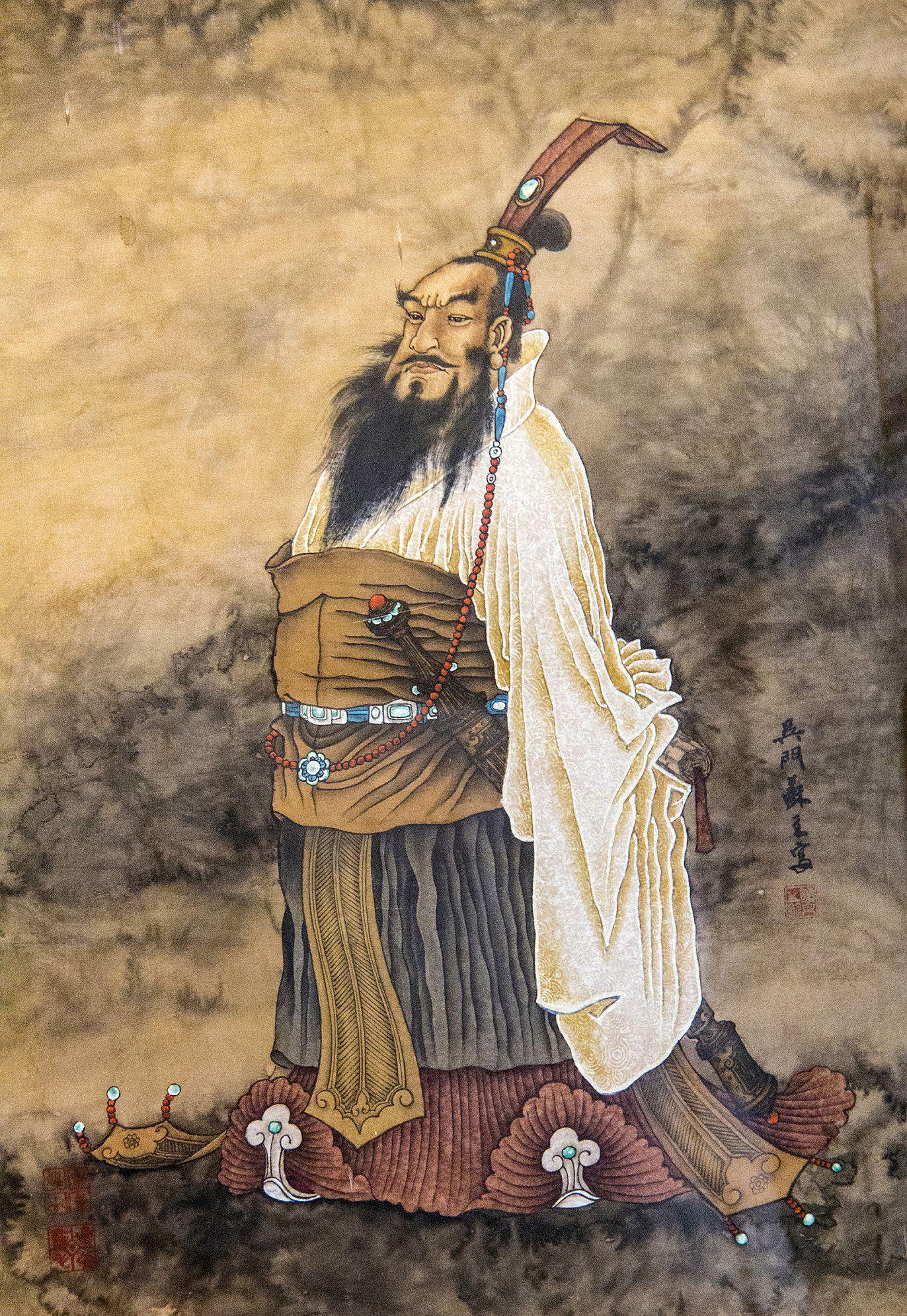 国画《曹操》(作者:苏文,1988年)