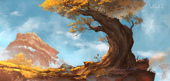 场景方面,《雾山五行》一贯的结合水墨山水元素,大胆的色彩使用依旧