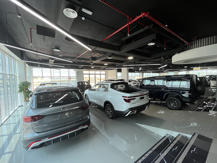 Juno所在迪拜环酋汽车贸易有限公司正在销售的新能源汽车
