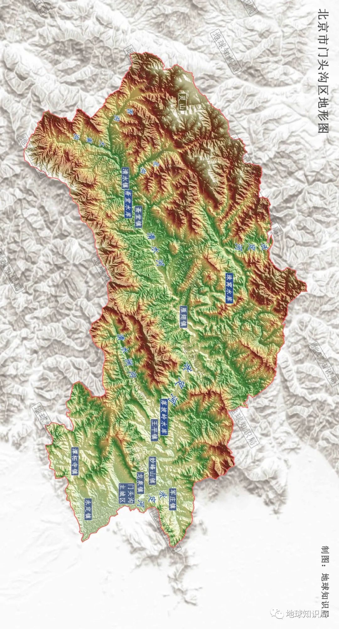 门头沟就属于典型的山地地形