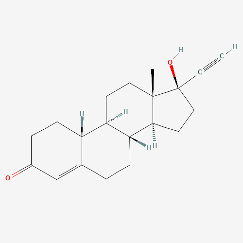 炔诺酮分子结构式(图片来源:pubchem)