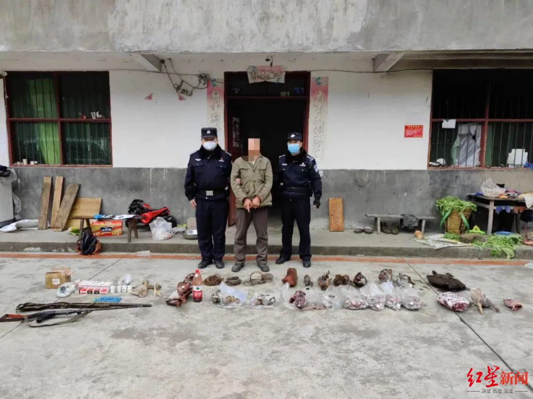 5人携猎枪多次出入大熊猫国家公园等地，猎杀中华斑羚等多只国家二级保护动物获刑|民警|肉制品|获刑_新浪新闻