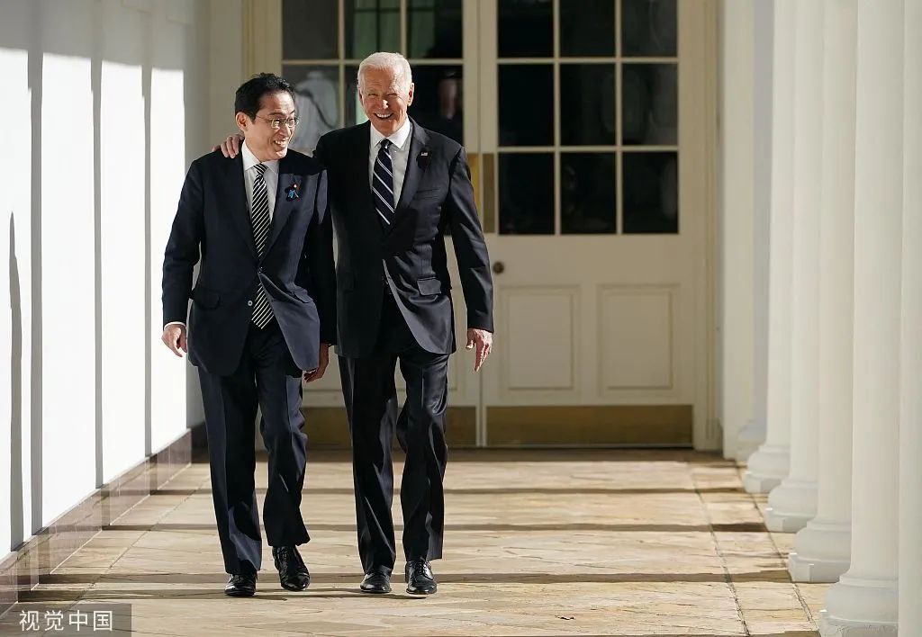 岸田文雄和拜登 资料图 图源:视觉中国