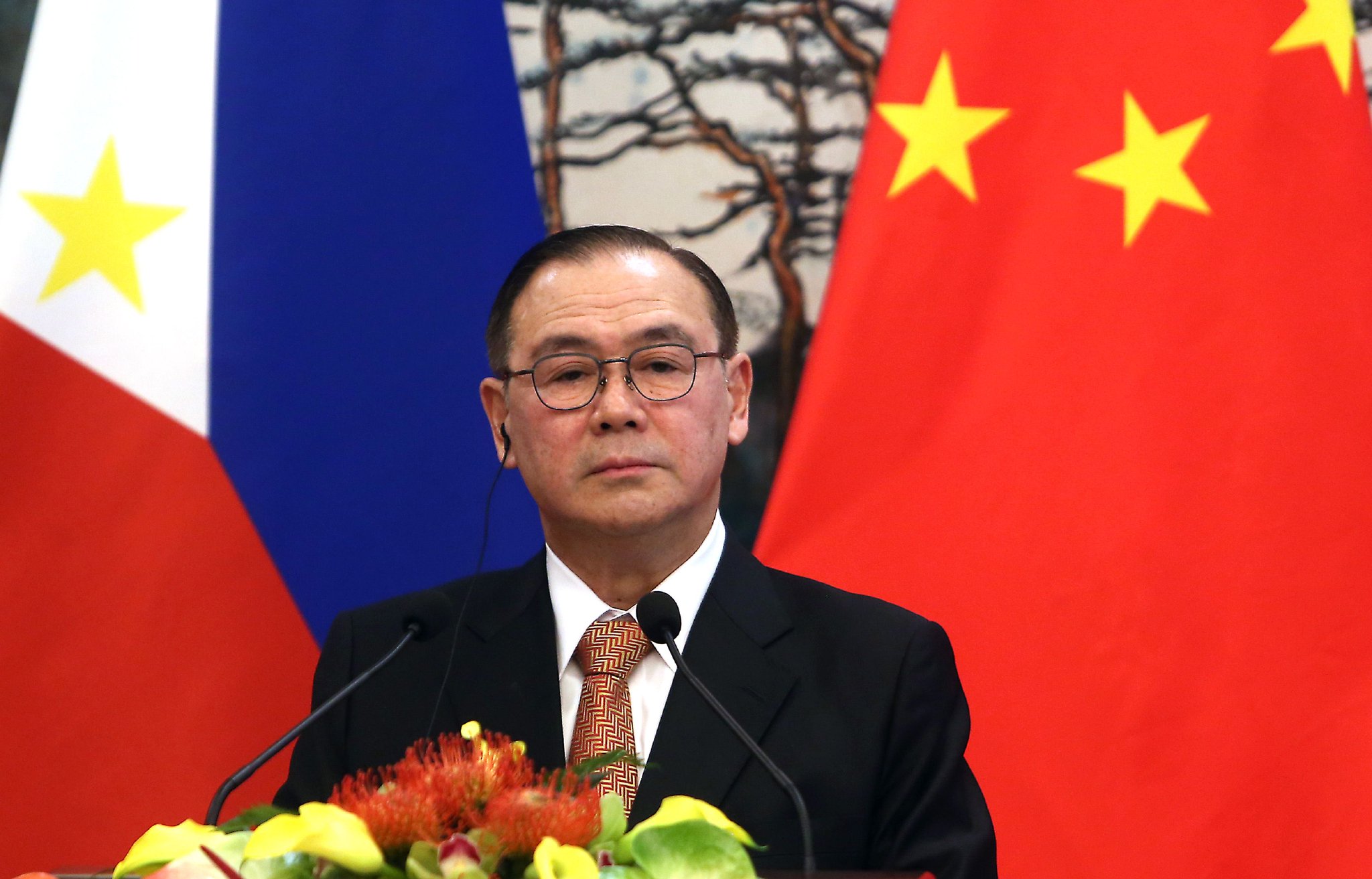 菲律宾前外交部长洛钦(资料图)图源:视觉中国