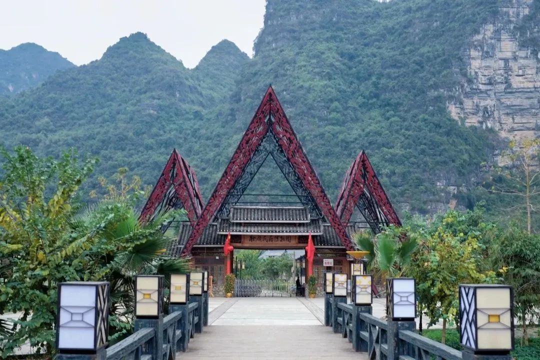 明仕田园壮族民居博物园.图源大新明仕旅游度假区