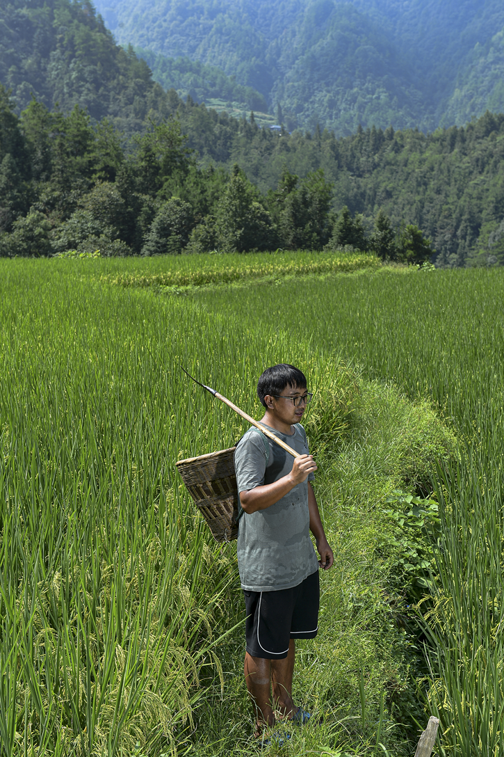 张冬冬以"湘西冬宝"的形象,将乡野生活过成了"世外桃源".