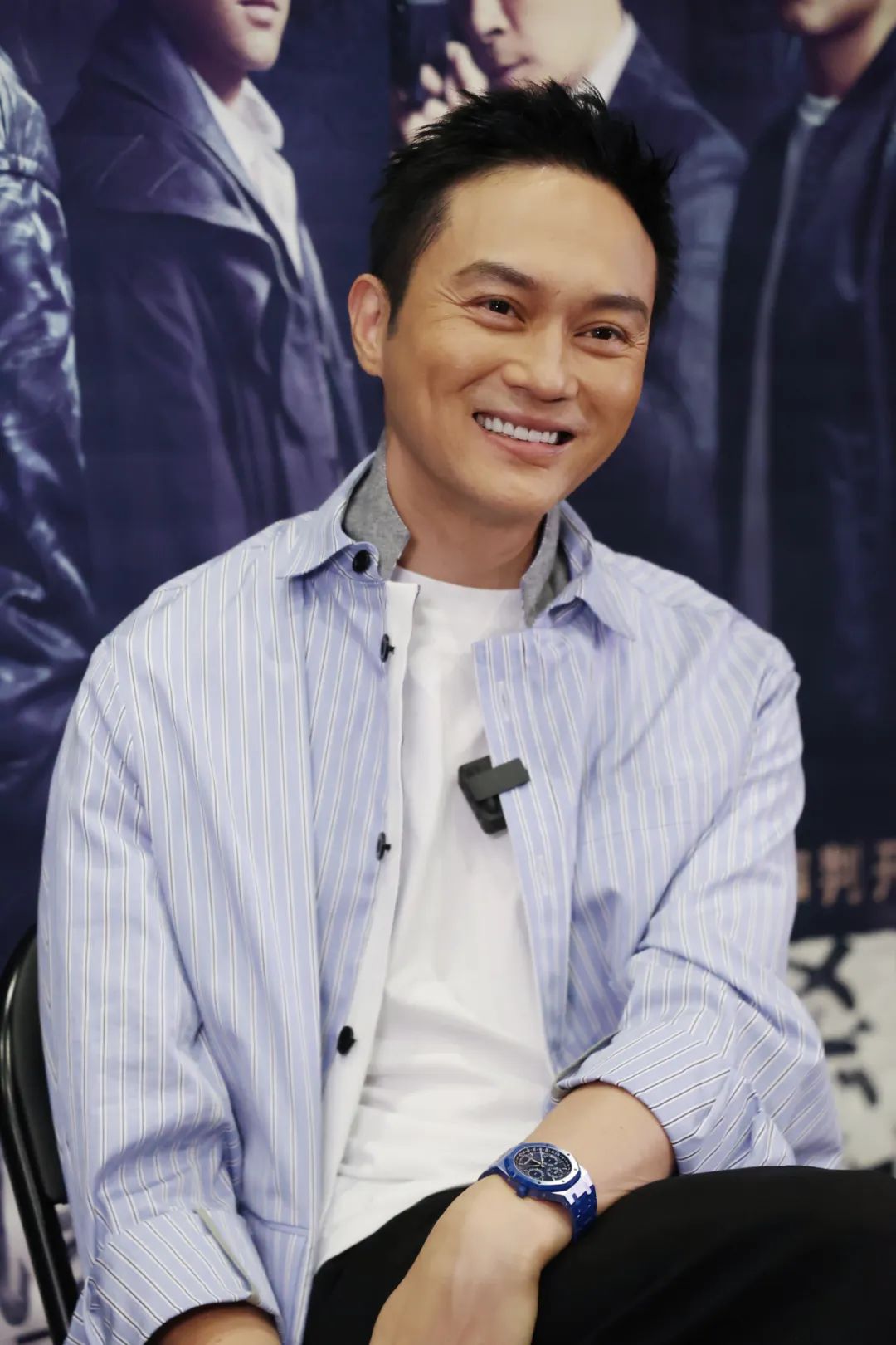 采访当天的张智霖,清爽且松弛.(图/林泽君 摄)