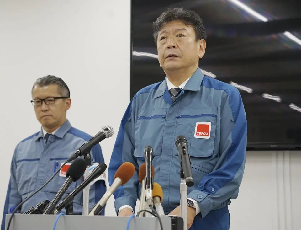 日本东京电力公司社长小早川智明.图源:nhk