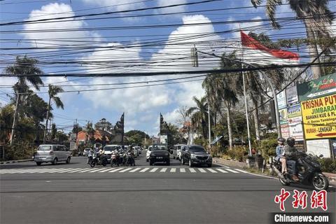8月29日,印尼登巴萨街头一切如常.马旭珂摄