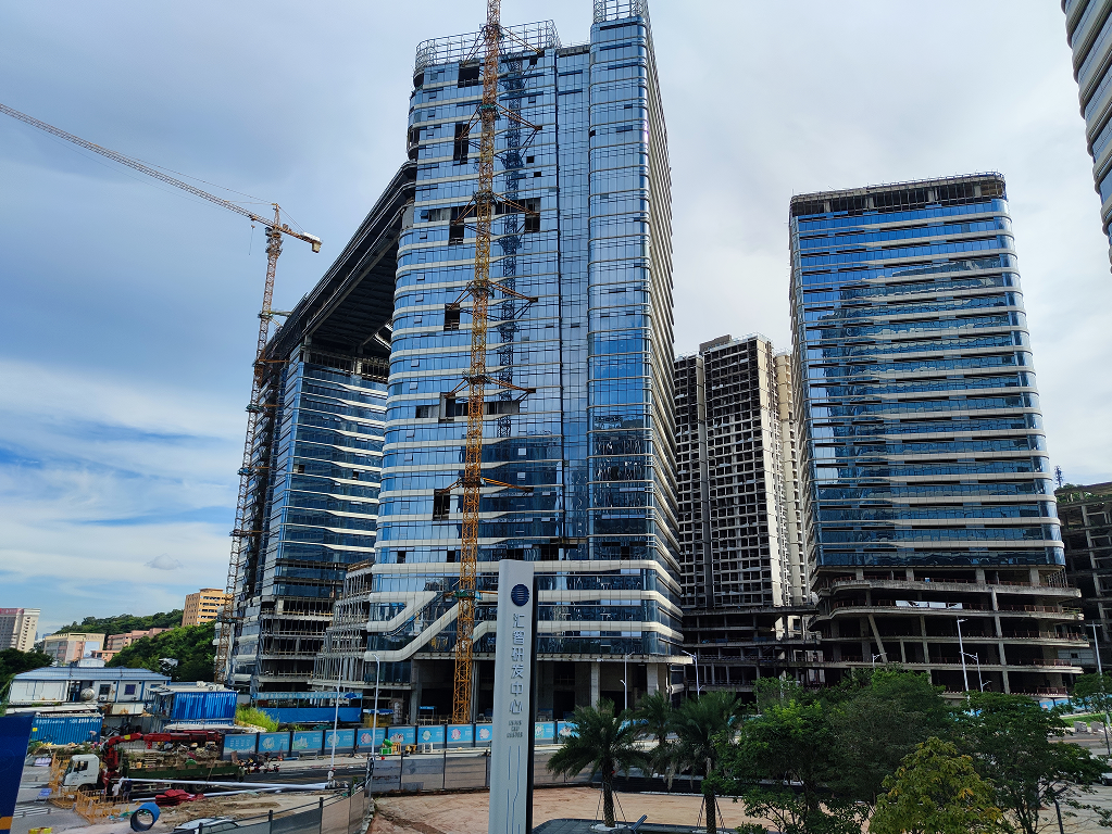 天谷大楼项目现场&nbsp; 图源:每经记者 陈荣浩摄