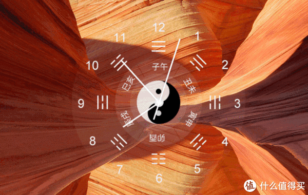 日历时钟屏保,太极八卦时钟屏保,彩色圆圈时钟屏保