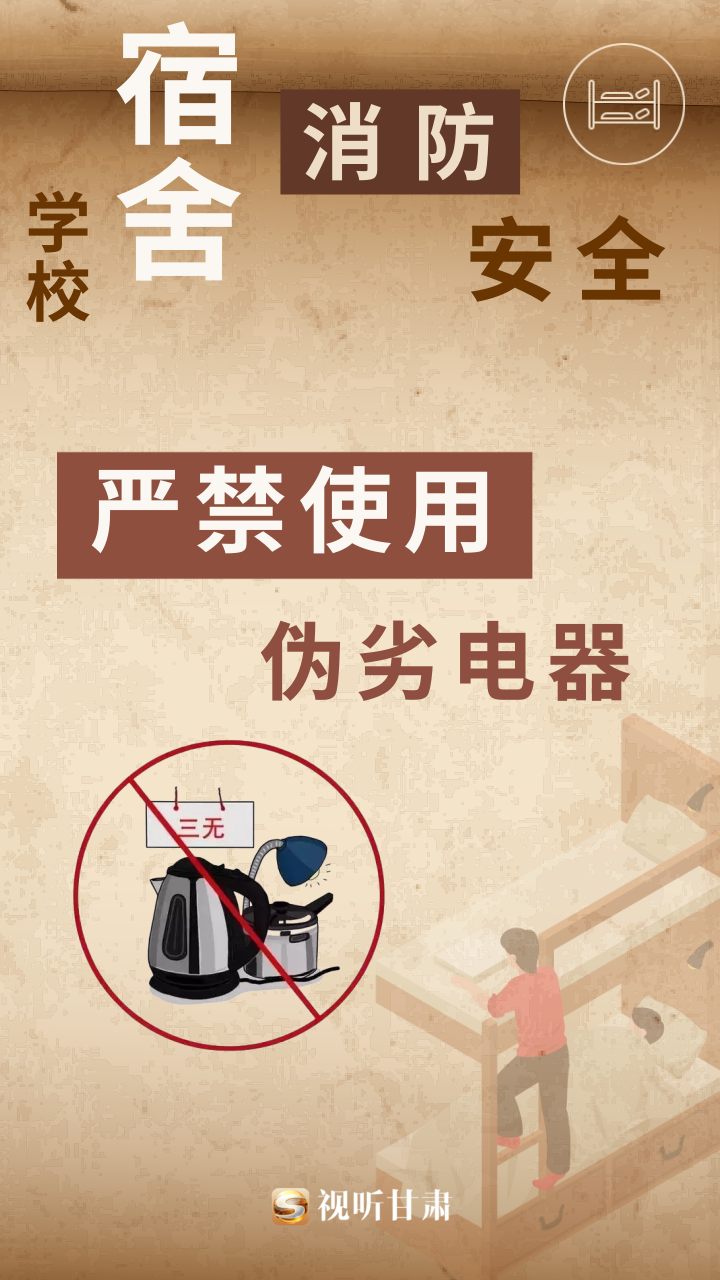 微海报 | 开学了,宿舍安全勿轻视